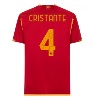 AS Roma Bryan Cristante #4 Koszulka Podstawowych 2023-24 Krótki Rękaw
